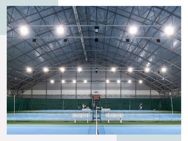 Строительство теннисных кортов в Чехов от 610 руб.