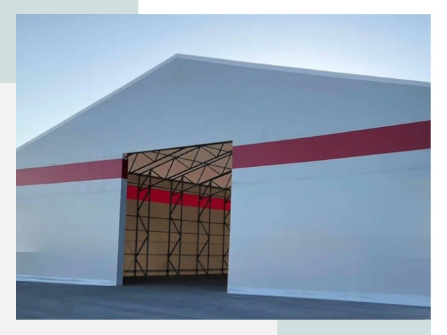 Быстровозводимые ангары в Чехове
