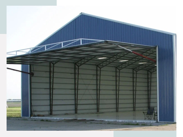 Прямо стенные ангары в Чехове