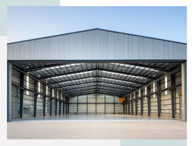 Большие ангары в Чехове