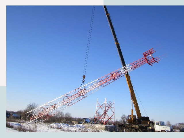 Строительство башен связи в Чехове от 610 руб.