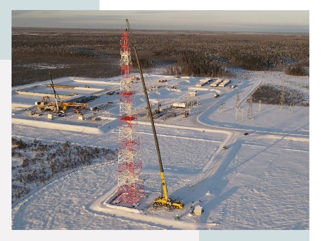 Мачты связи в Чехове