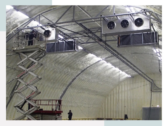 Оснащение ангаров в Чехове