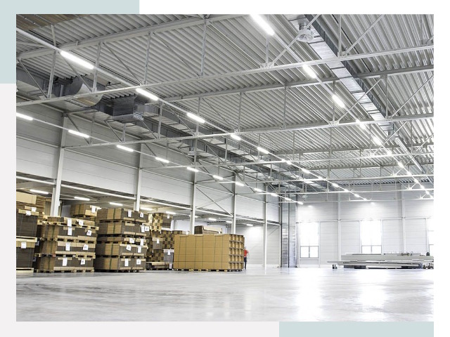 Освещение ангаров в Чехове