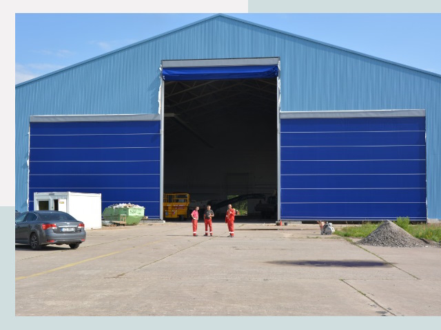 Ангарные ворота в Чехов от СтальСтрой-Чхв по цене 610 руб.