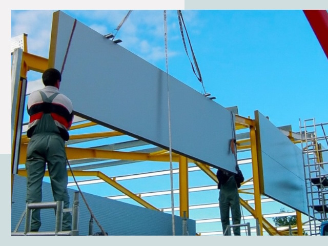 Монтаж сэндвич-панелей в Чехове от 610 руб.