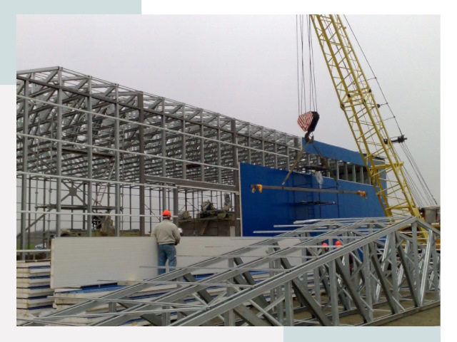 Монтаж ангаров в Чехове