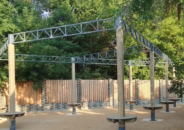 Терраса из металлоконструкций под ключ, проектирование, изготовление и монтаж от СтальСтрой-Чхв